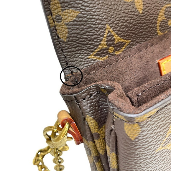 Louis Vuitton Micro Metis Shoulder Bag Monogram Leather Brown - Picture 10 of 16